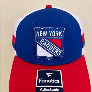 NHL New York Rangers Fanatics Truckers Hat